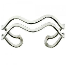 7in Long High Polished Sterling Silver Cuff Braceletlong 