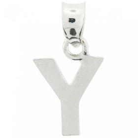 Sterling Silver Initial Pendant Letter Y Engravablesterling 