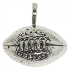 Men's Sterling Silver Football Pendantmen 