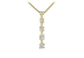 Diamond Journey Pendant : 14K Yellow Gold - 0.50 CT Diamondsdiamond 