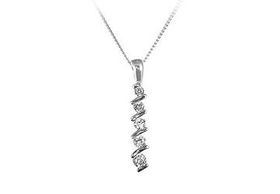 Journey CZ Sterling Silver Pendantjourney 