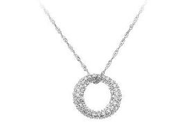 UCircle CZ Sterling Silver Pendantucircle 