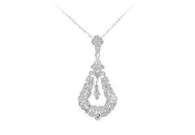 Chandelier CZ Sterling Silver Pendantchandelier 