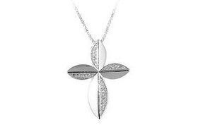 Cross CZ Sterling Silver Pendantcross 