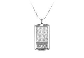 Love Sterling Silver Pendantlove 