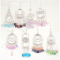 Variety Pack Metallic Crystal Beaded Earringsvariety 