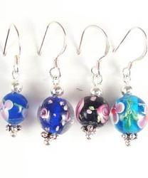 Variety Pack Hand Blown Glass Beaded Earringsvariety 