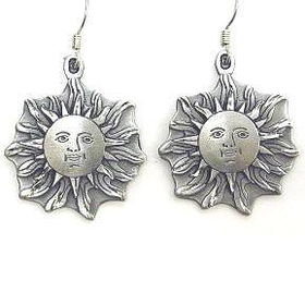 Earth Spirit Earrings - Sun Faceearth 