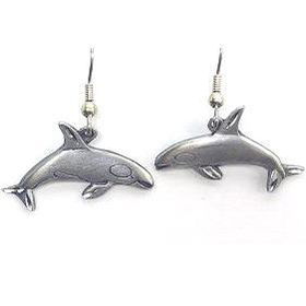 Earth Spirit Earrings - Orca Whaleearth 