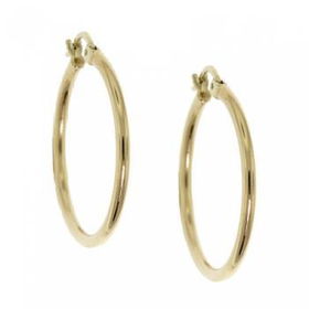 New 10K Yellow Gold Hoop Earringsyellow 