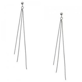 Dangling Sterling Silver Drop Earrings - Post Backingdangling 