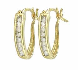 10k Gold Diamond Earringsgold 