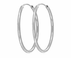 Sterling Silver Hoop Earringssterling 