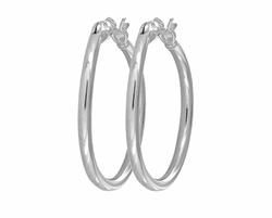 Sterling Silver Hoop Earringssterling 