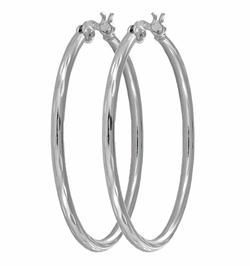 Sterling Silver Hoop Earringssterling 