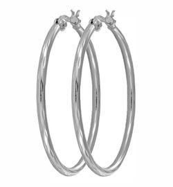 Sterling Silver Hoop Earringssterling 