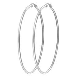 Sterling Silver Hoop Earringssterling 