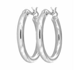 Sterling Silver Hoop Earringssterling 