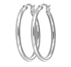 Sterling Silver Hoop Earringssterling 