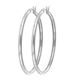 Sterling Silver Hoop Earringssterling 