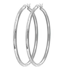 Sterling Silver Hoop Earringssterling 