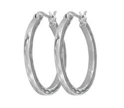 Sterling Silver Hoop Earringssterling 