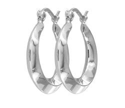 Sterling Silver Hoop Earringssterling 