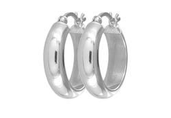 Sterling Silver Hoop Earringssterling 