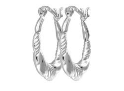 Sterling Silver Hoop Earringssterling 