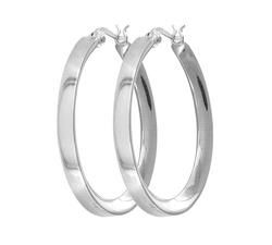 Sterling Silver Hoop Earringssterling 