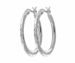 Sterling Silver Hoop Earringssterling 