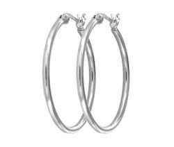 Sterling Silver Hoop Earringssterling 