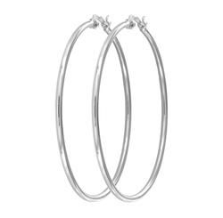 Sterling Silver Hoop Earringssterling 