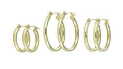 10k Yellow Gold Hoop Earringsyellow 