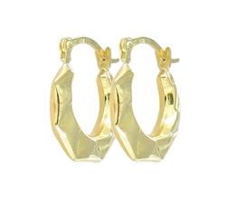 10k Yellow Gold Hoop Earringsyellow 