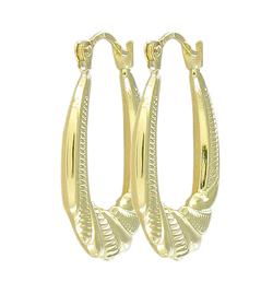 10k Yellow Gold Hoop Earringsyellow 