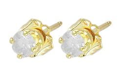 14k Yellow Gold Diamond Earringsyellow 