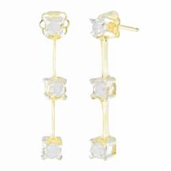 10k Yellow Gold Diamond Earringsyellow 