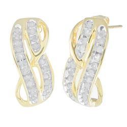 10k Yellow Gold Diamond Earringsyellow 