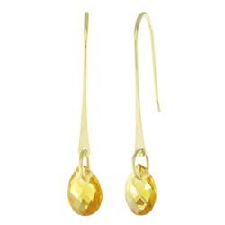 14k Yellow Gold Citrine Earringsyellow 