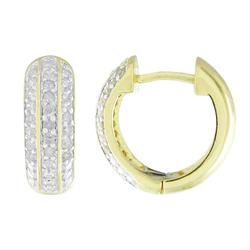 Gold Hoop Diamond Earringsgold 