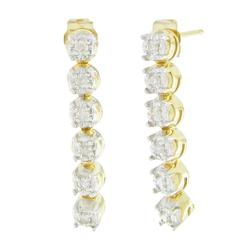 14k Yellow Gold Diamond Earringsyellow 