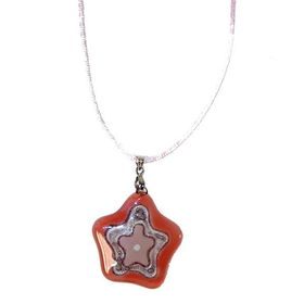 Glass Star Necklaceglass 