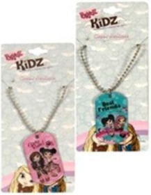 Bratz Metal Dog Tag Necklace 18" Case Pack 144bratz 