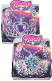 Beauty Tiara with Earrings and Necklace Case Pack 144beauty 