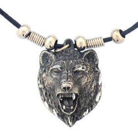 Earth Spirit Necklace - Bear Headearth 