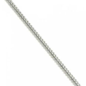 Sterling Silver Snake Chain Necklace Womens 18in Longsterling 