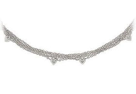 Heart Sterling Silver Chain Necklaceheart 