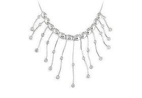 CZ Sterling Silver Necklacesterling 