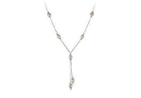 Pearl Sterling Silver Necklacepearl 